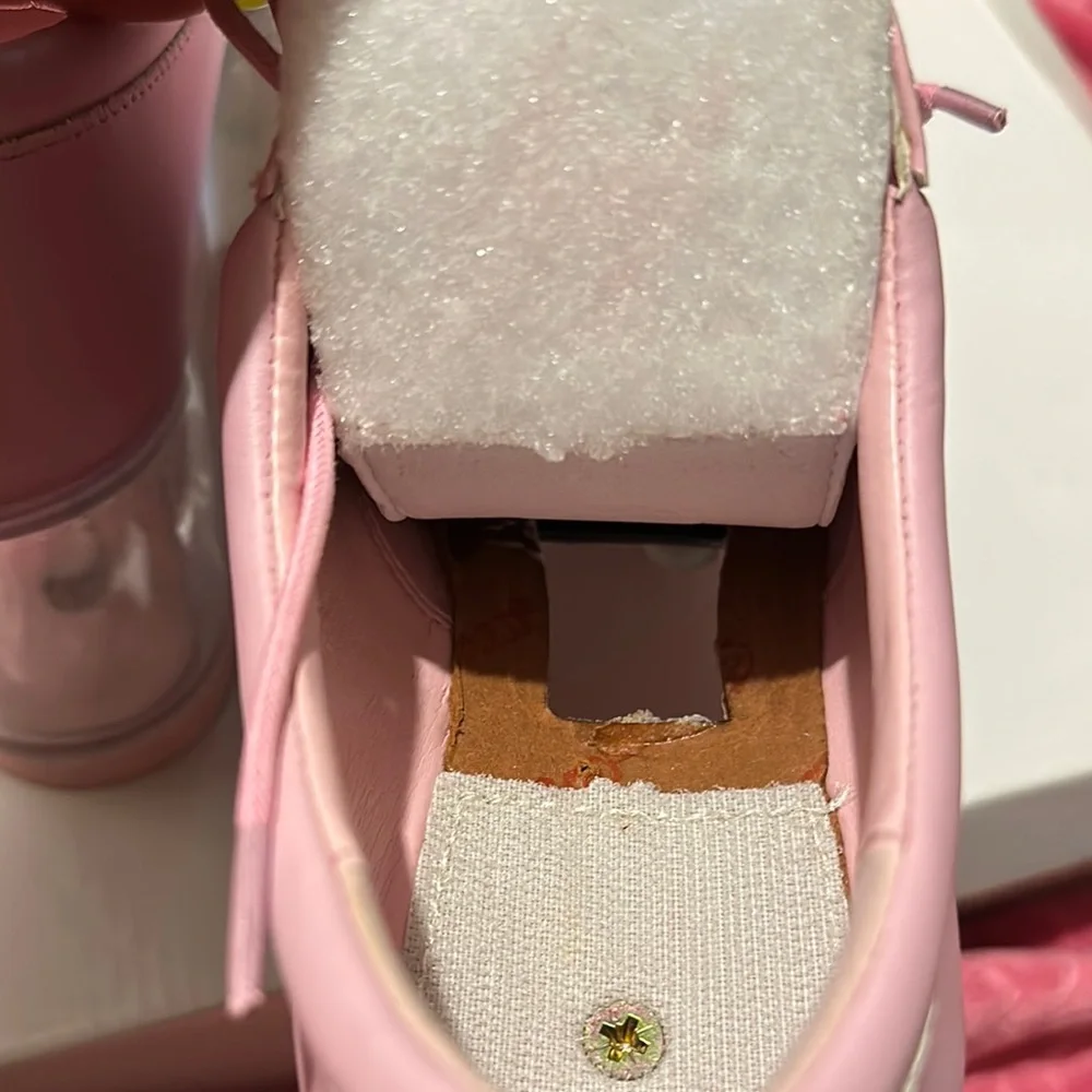 Dolls Kill Pink Platform Oxfords with Transparent Sole